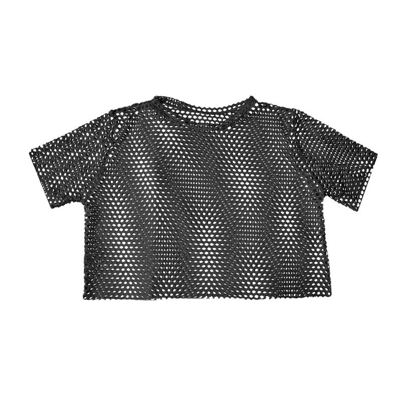 SYK - Blusa Para Mujer Malla Ojalillo Unicolor