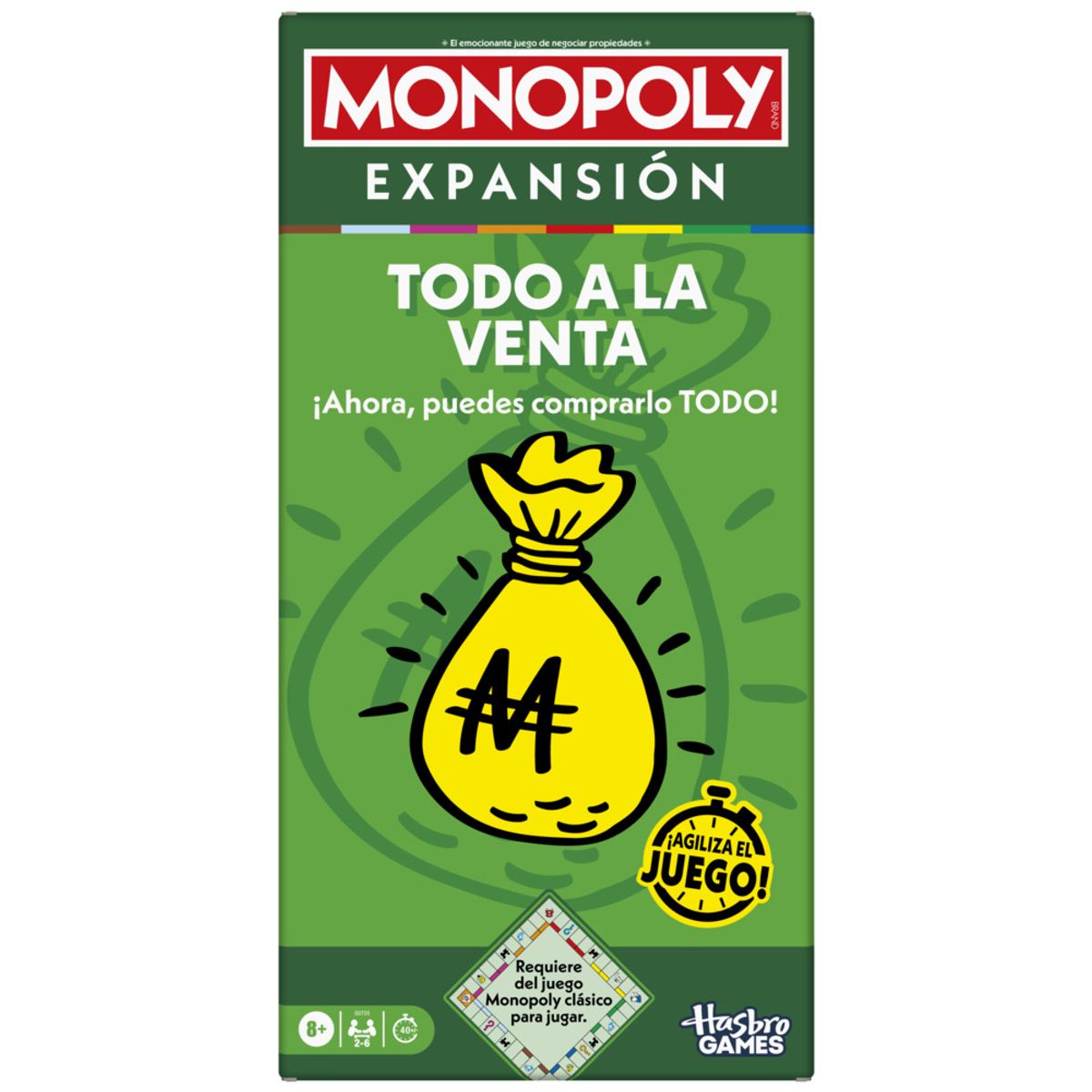HASBRO GAMING - Juego de Mesa Monopoly Expansión Todo a la venta