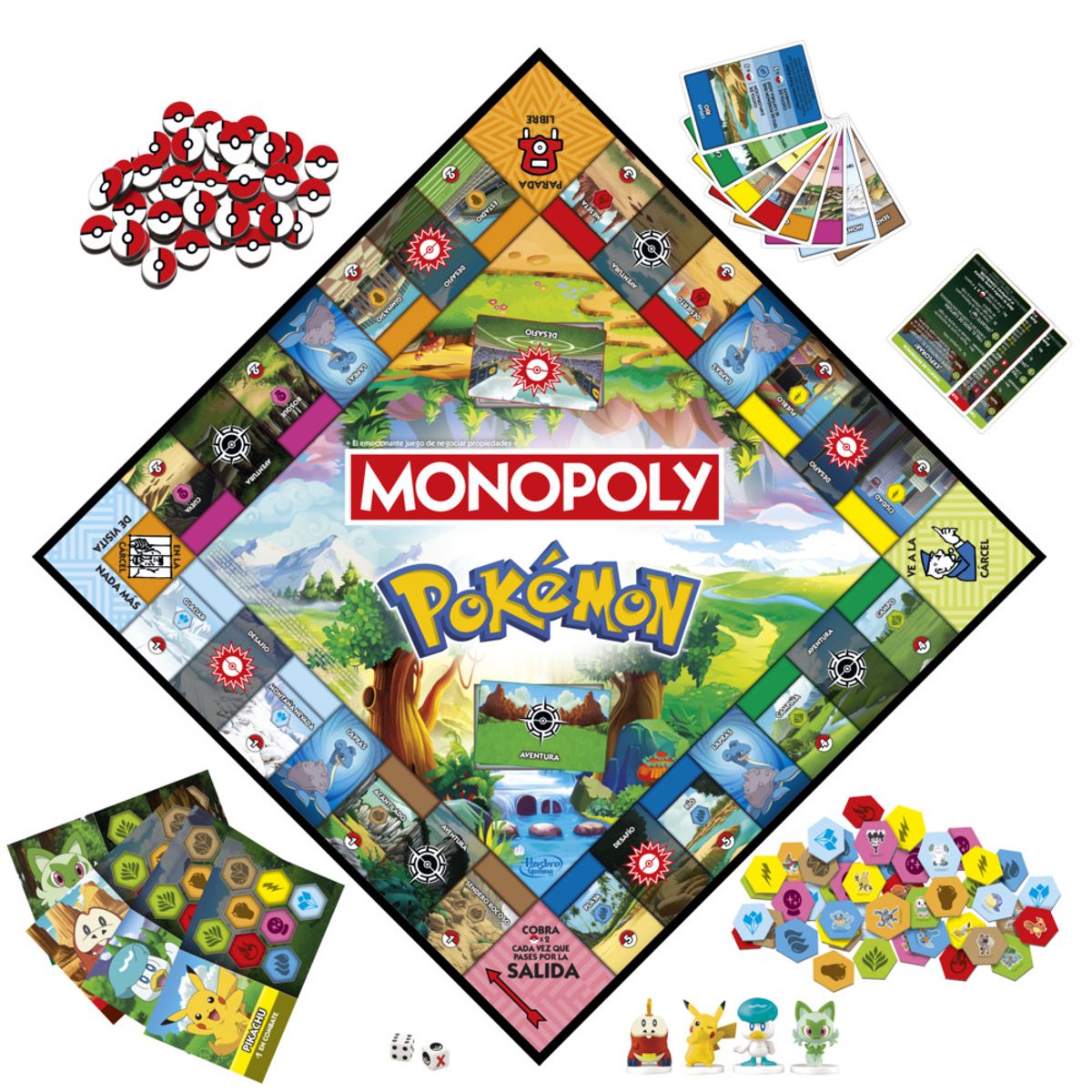 HASBRO GAMING - Juego de Mesa Monopoly Edición Pokémon