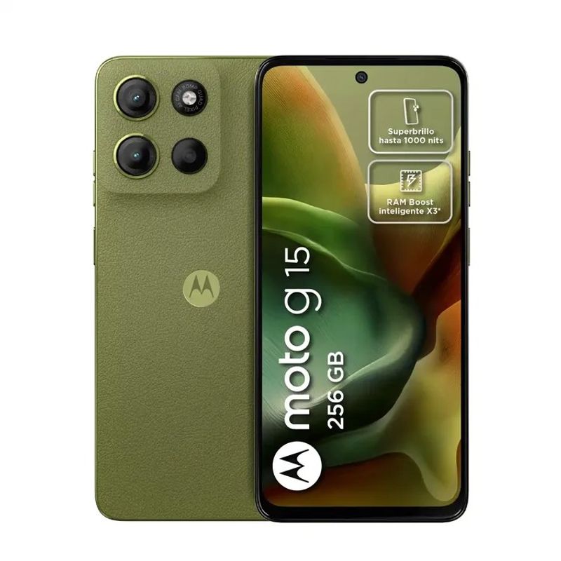 MOTOROLA - Celular MOTOROLA G15 256GB Verde