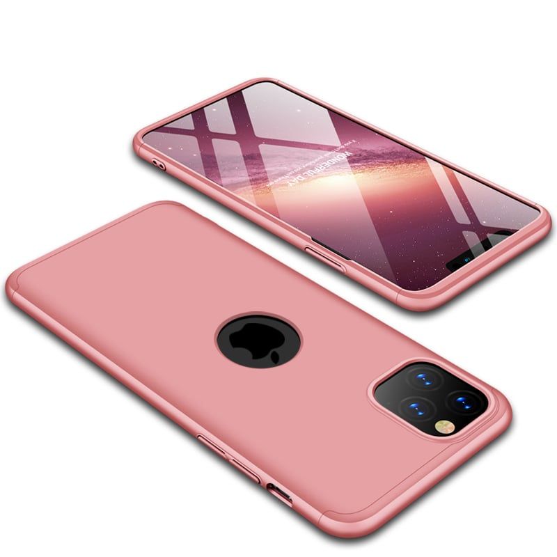 GENERICO - Funda Carcasa Estuche Protector 360 Para iPhone 11 Pro Max Rosa