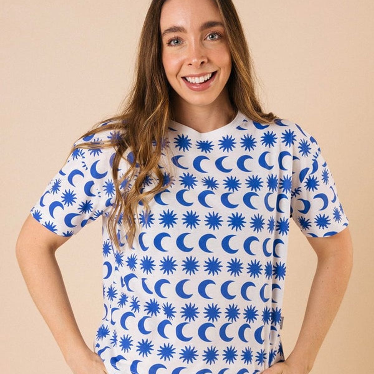 DOSOJOS - Camiseta para mamá e hija en 100% algodón peruano - Lunas