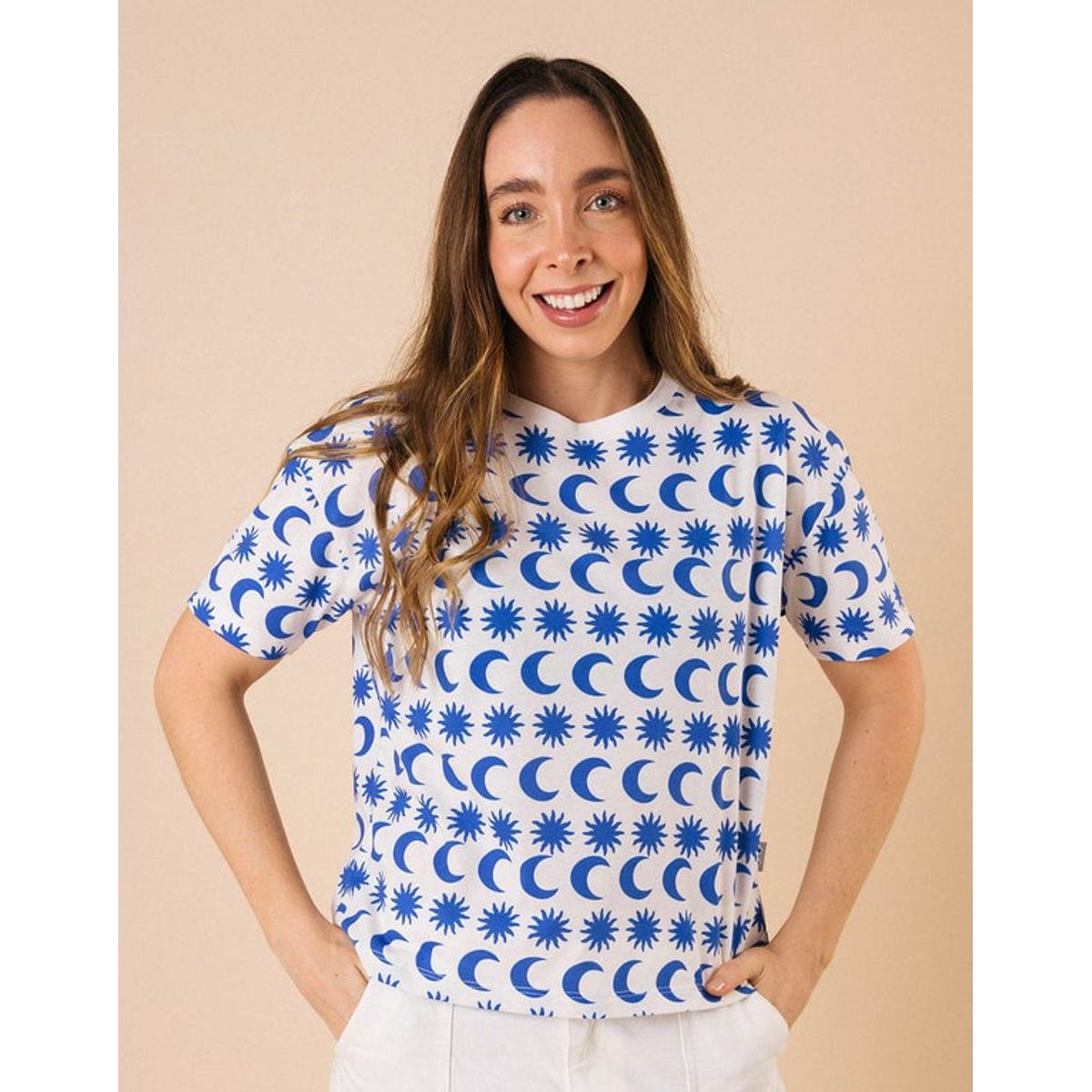 DOSOJOS - Camiseta para mamá e hija en 100% algodón peruano - Lunas