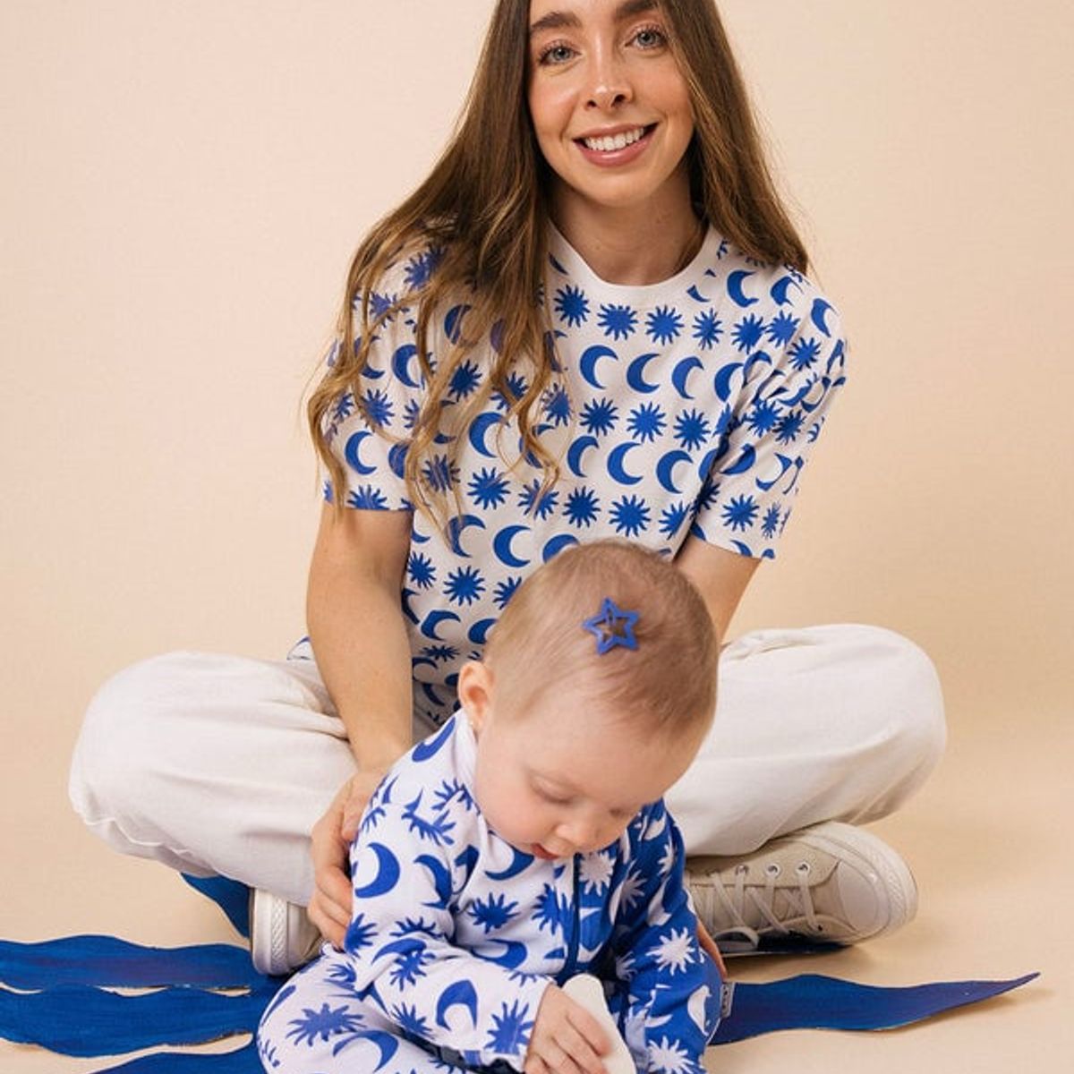 DOSOJOS - Camiseta para mamá e hija en 100% algodón peruano - Lunas