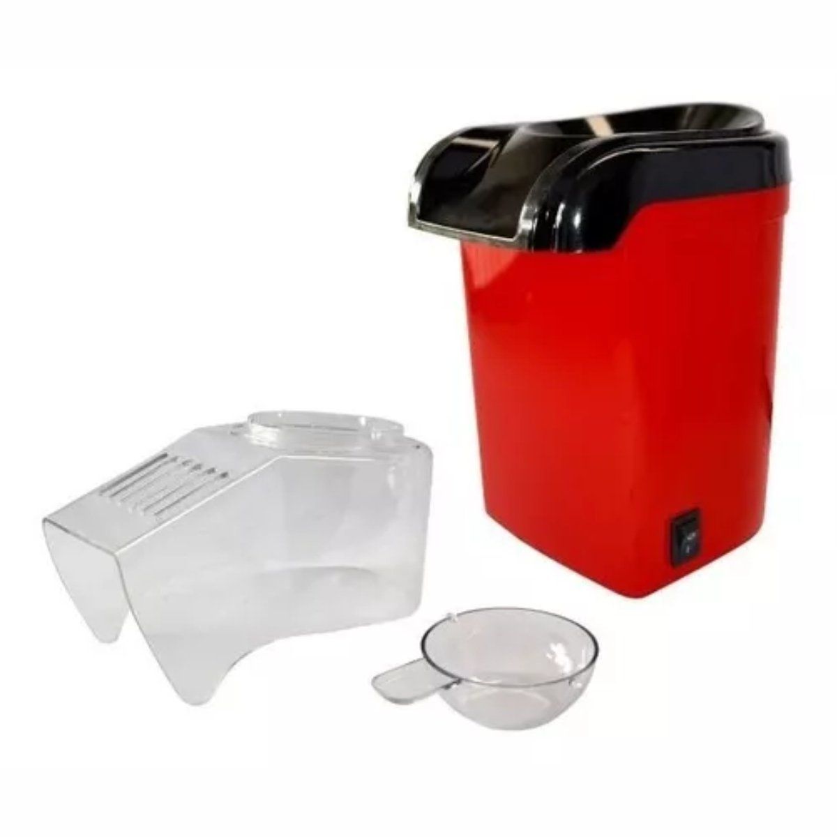 GENERICO - Máquina de crispetas FM Home aire caliente roja 1200W