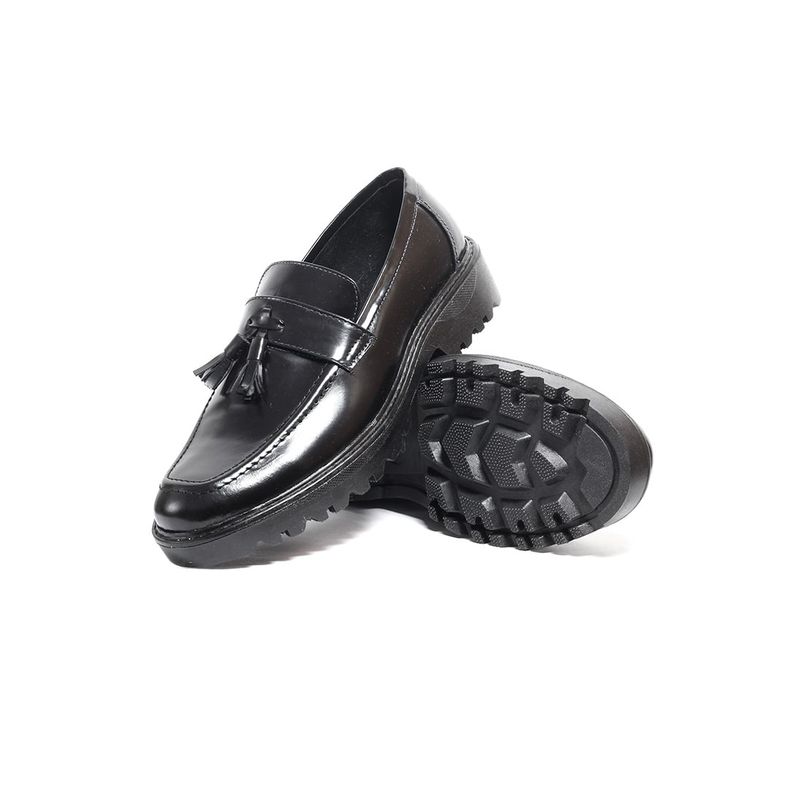 GENERICO - Mocasines Cuero Hombre Negro OCAi Luccio