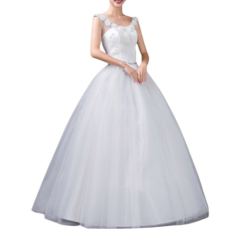 YURELKSHOP - VESTIDO NOVIA YURELKSHOP PRINCESA MAXI ESCOTE V