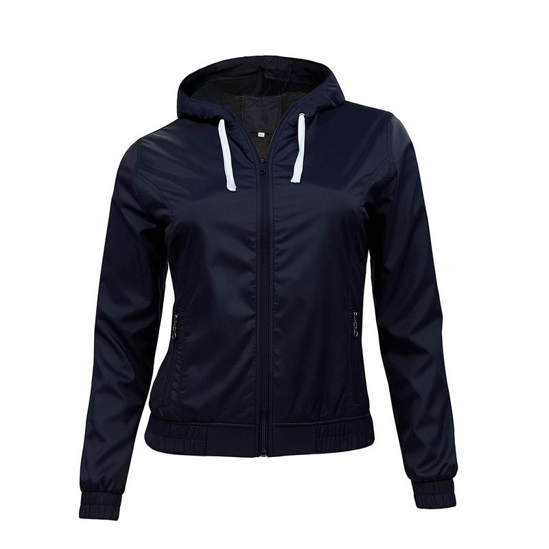MODA EN CIRCUITO - Chaqueta impermeable Liviana Azul Oscura  para Mujer