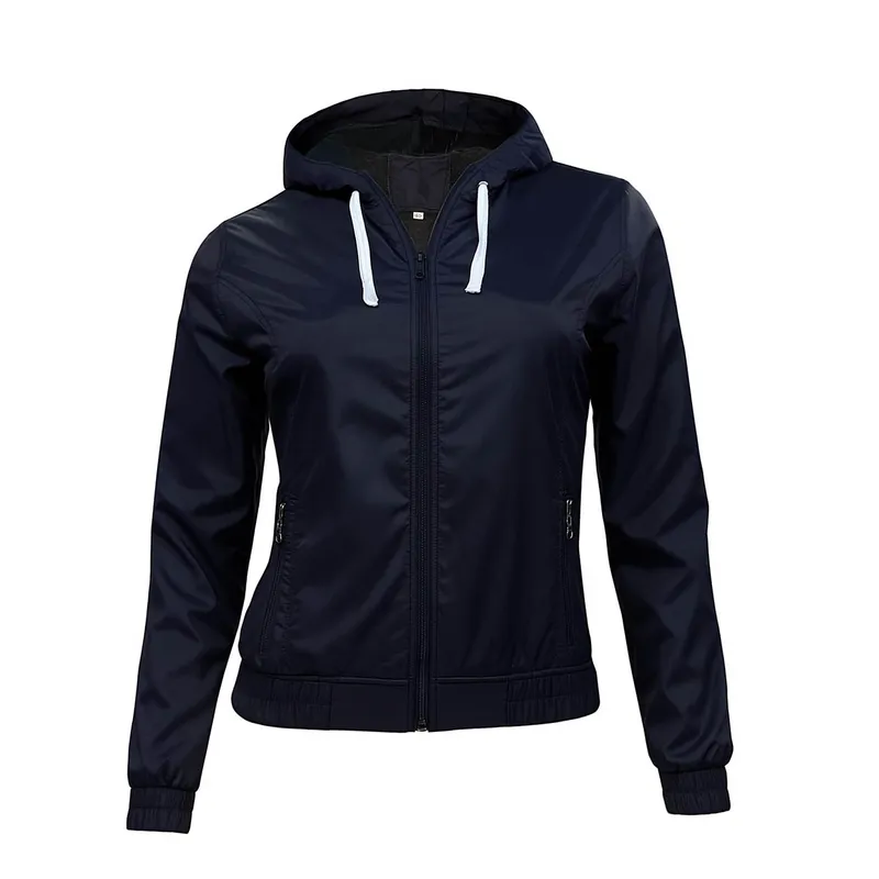 MODA EN CIRCUITO - Chaqueta impermeable Liviana Azul Oscura  para Mujer