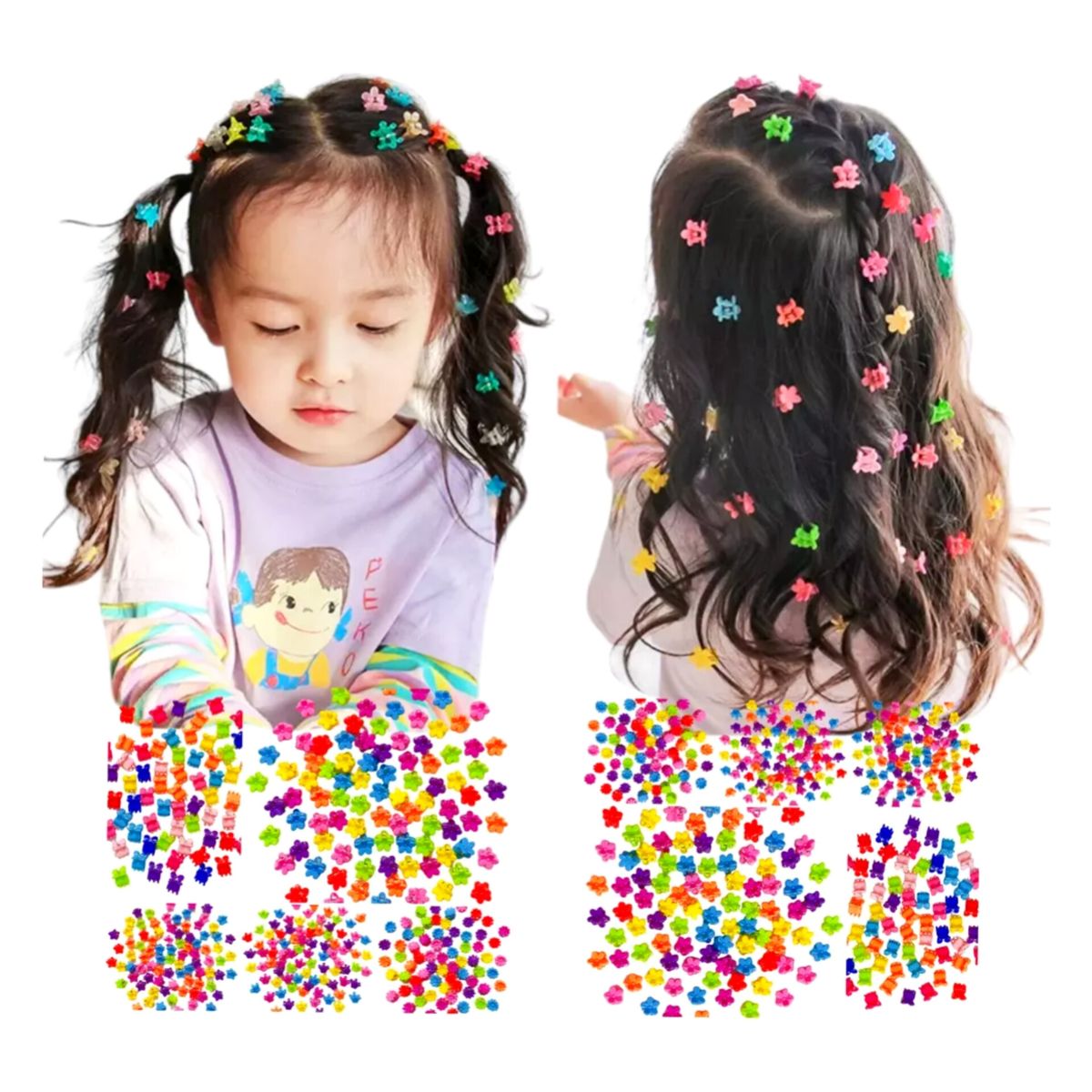 GENERICO - Gancho Caimán Piojitos Set X 30 Unidades