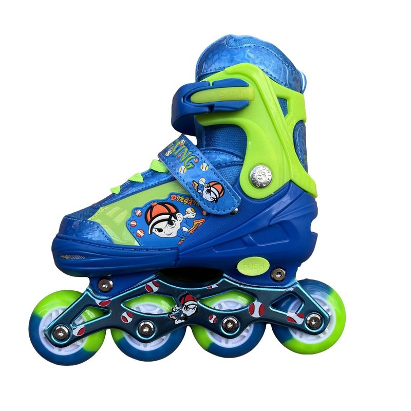 GENERICO - Patines Semiprofesionales de Iniciación Verde-Azul