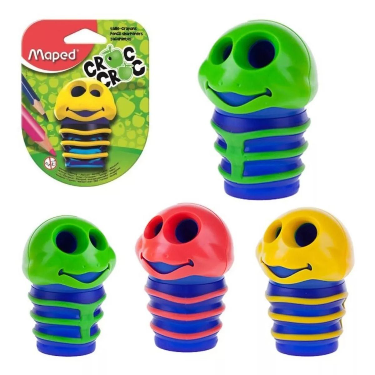MAPED - Tajalapiz Croc Croc Hippo Blister Ref. 16610 Maped
