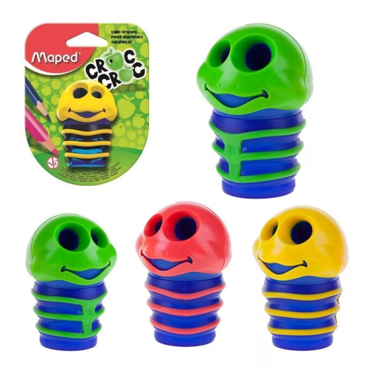 MAPED - Tajalapiz Croc Croc Hippo Blister Ref. 16610 Maped