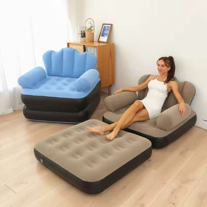 GENERICO - COLCHON SILLON INFLABLE SOFA CAMA