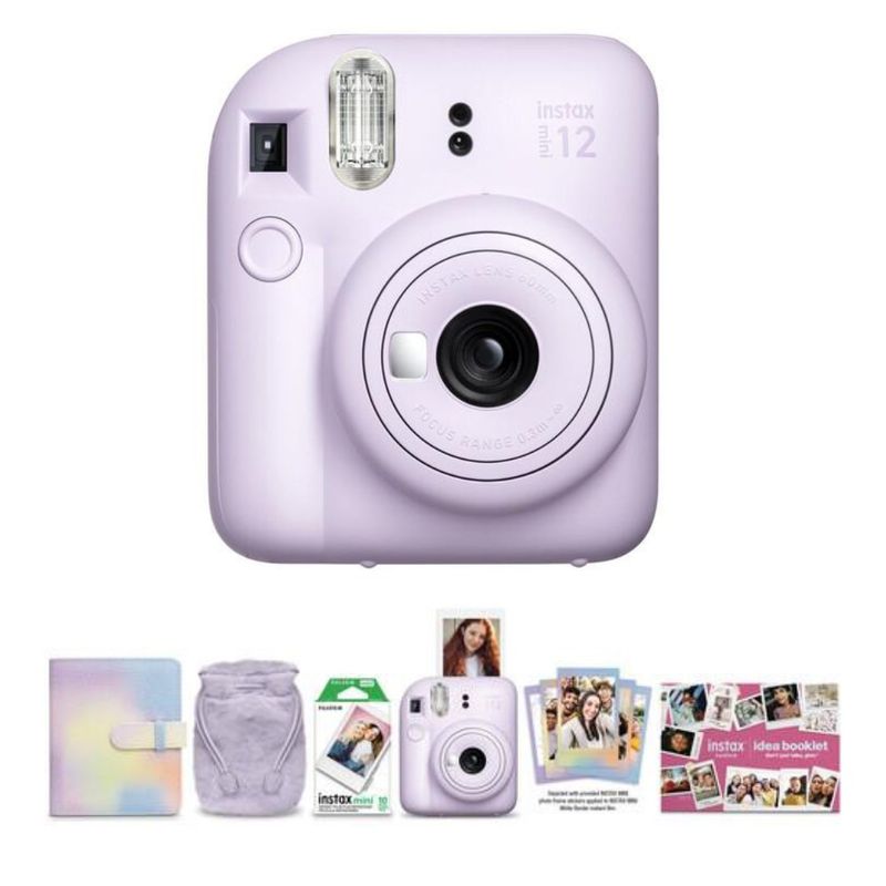FUJIFILM - Fujifilm INSTAX Mini 12 Bundle (Purpura)