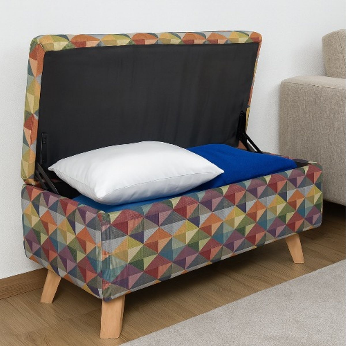 DKO DESIGN - Puff Baúl 40x42x82cm Colors