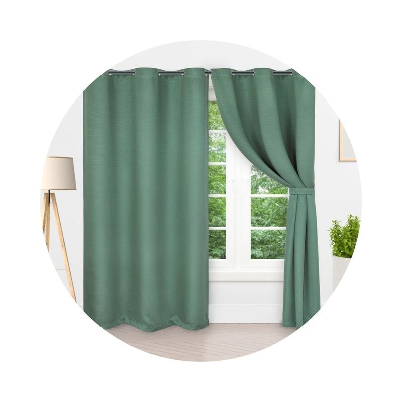 ELEGANT - Cortinas Blackout En Tela Antiluz 220 x 260