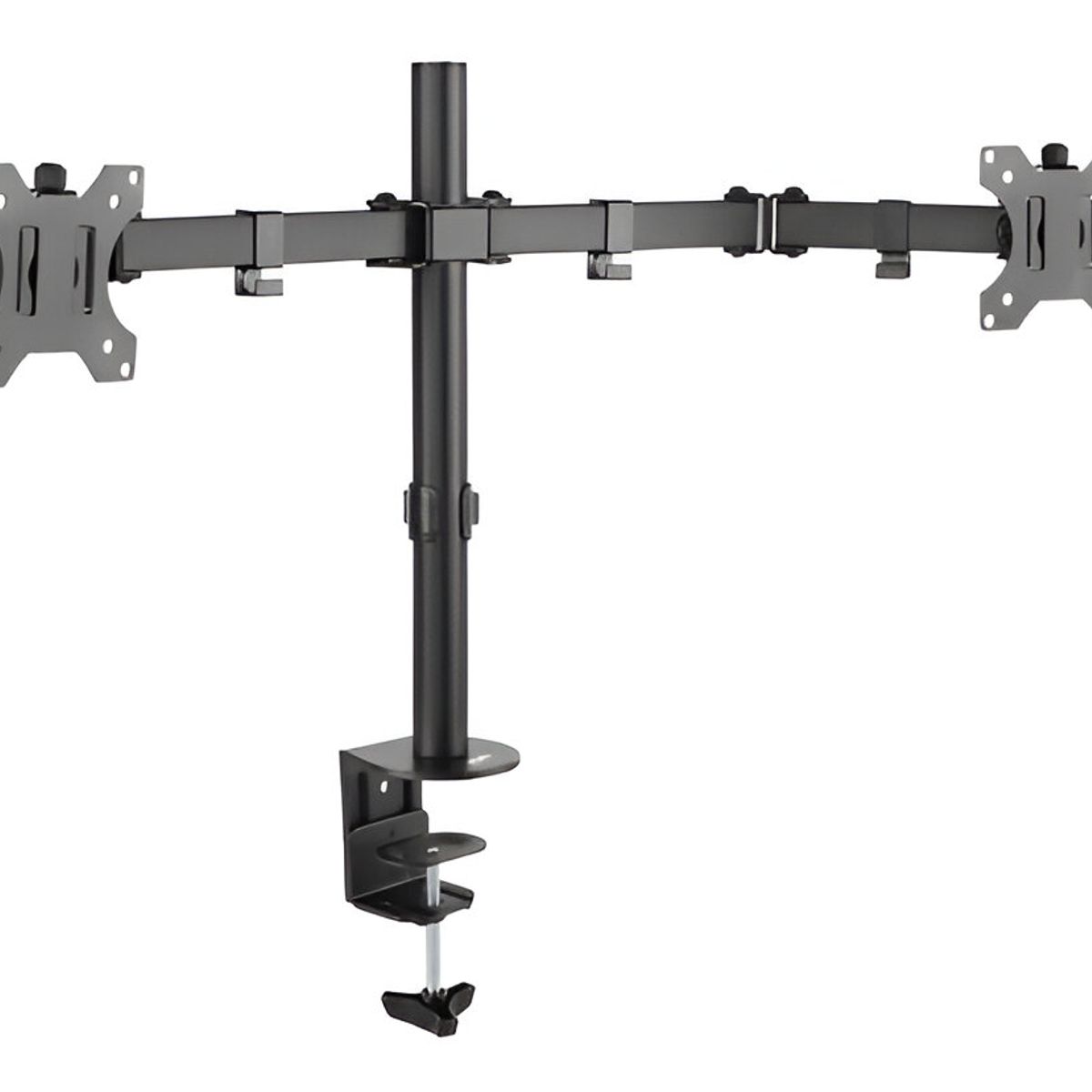 GENERICO - Base Soporte a Escritorio Ajustable Para Doble Monitor 15 a 30