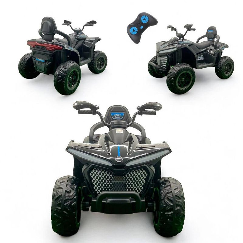 BRITOCHET - Cuatrimoto Eléctrica Para Niños Montable REF PB-903 Negro