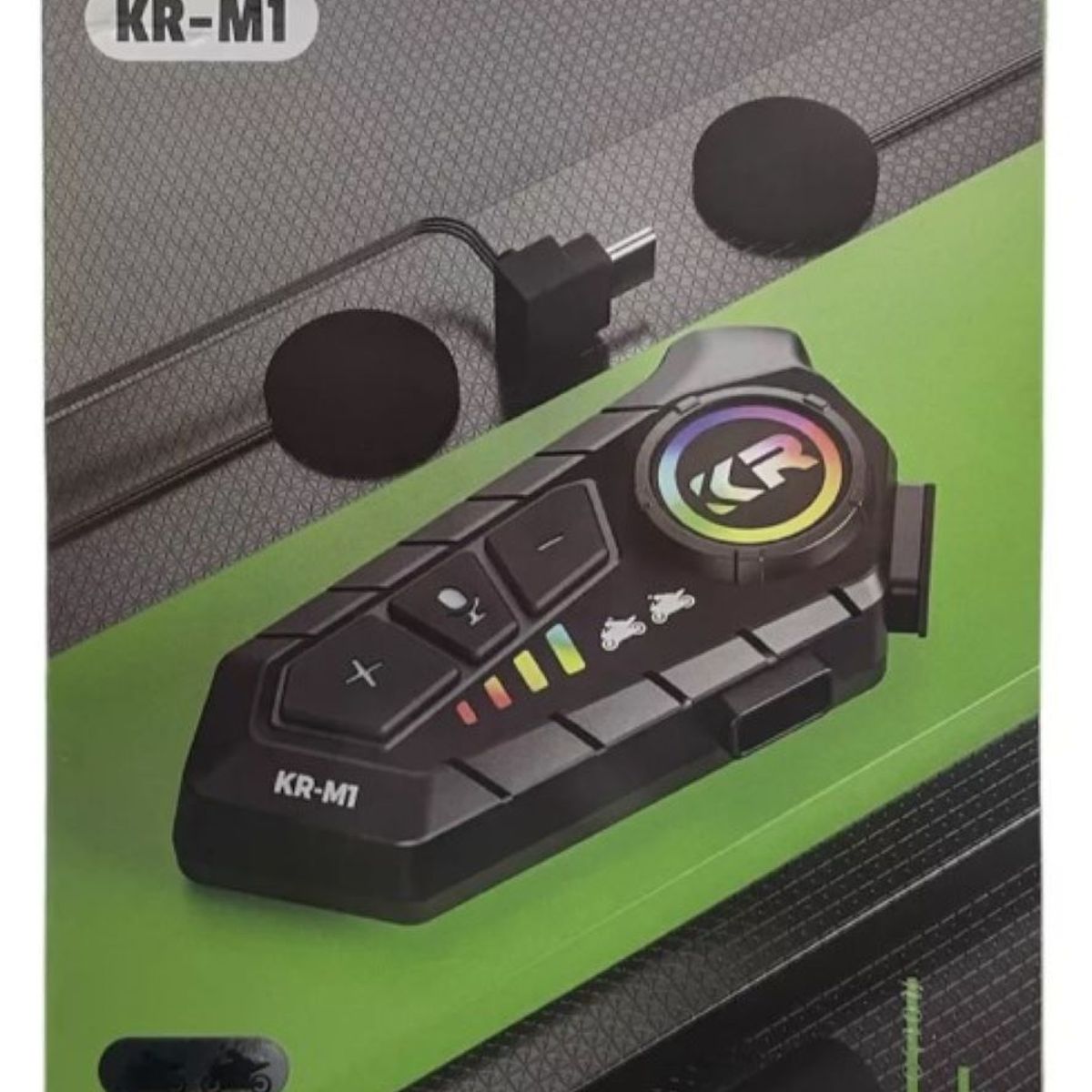 ZHOPI CO - Intercomunicador Inalambrico Bluetooth De Casco Moto Kr-M1