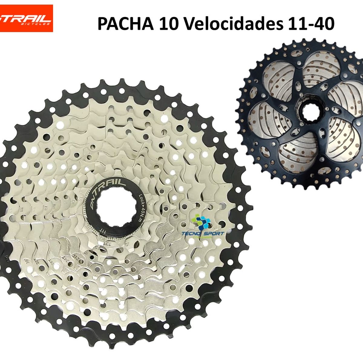 ONTRAIL - Pacha Cassette Bicicleta Ontrail 10v 11-40 MTB