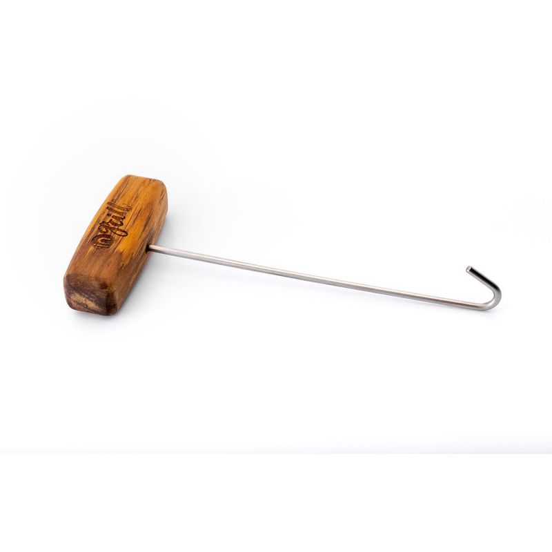 IN GRILL - Accesorio garfio premium para asador de barril