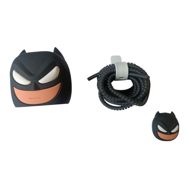 PYX - Protector De Cargador Completo Compatible iPhone Diseño Batman