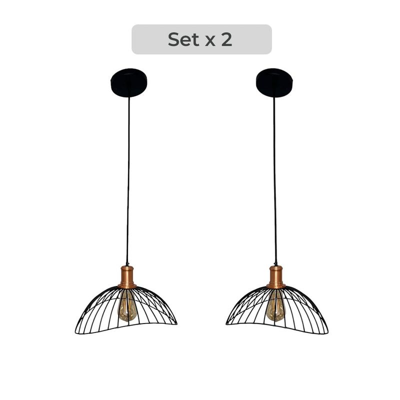 GENERICO - Set x2 Lámpara de Techo Decorativa Yakarta con Diseño Moderno