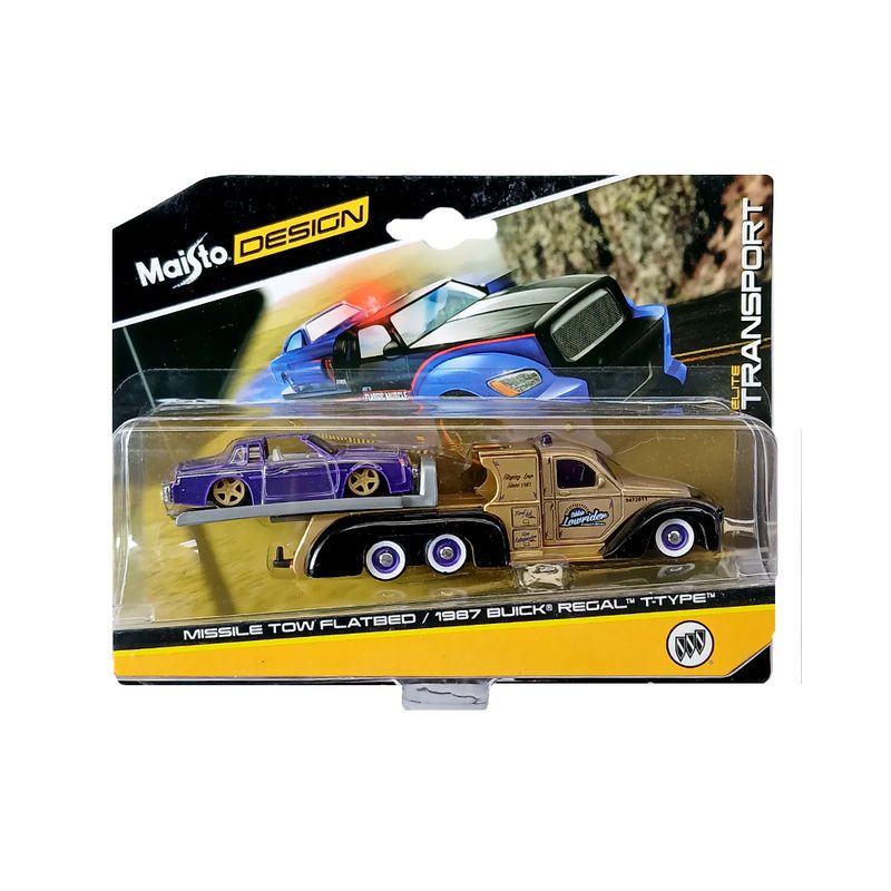 MAISTO - Carro A Escala Grúa Missile Tow Flatbed Con Buick Regal