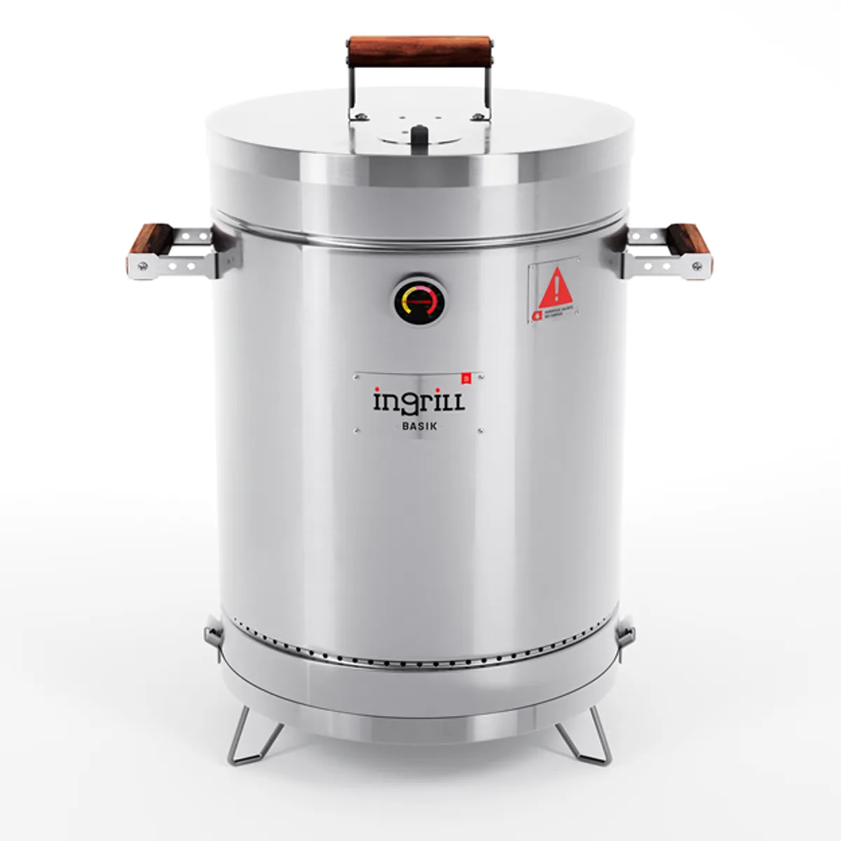 IN GRILL - AHUMADOR Y ASADOR DE BARRIL MEDIANO BASIK 20 LIBRAS DE CAPACIDAD - INGRILL