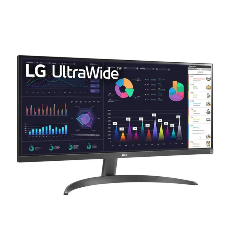 LG - Monitor LG 29 Pulgadas 29WQ500 FHD Plano Negro