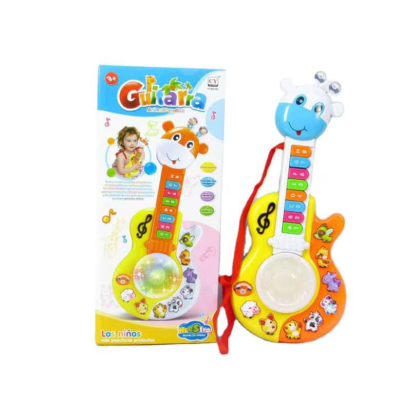 LANZURY IMPORTACIONES - GUITARRA MUSICAL DIDACTICA -ALUMBRA PARA ÑIÑOS Y NIÑAS