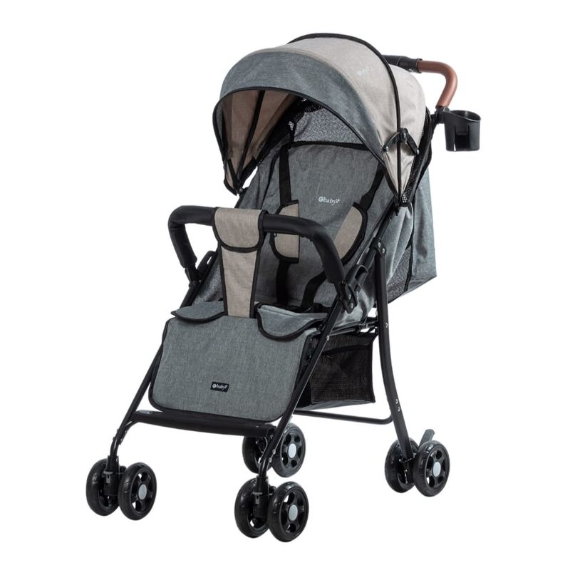 GENERICO - Coche Paseador Para Bebe Con Cubre Pies Plegable Practico
