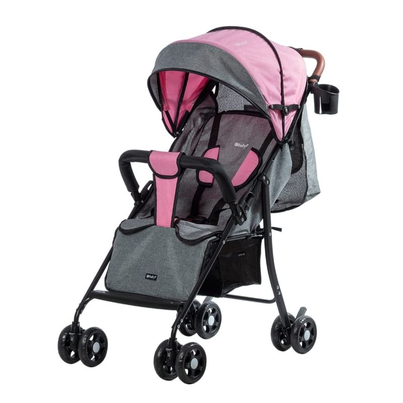 EBABY - Coche Paseador Para Bebe Con Cubre Pies Plegable Practico