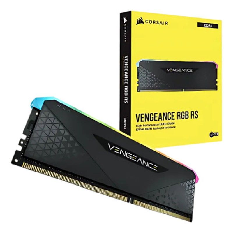 CORSAIR - Memoria Ram Vengeance Rgb Rs Gamer Color Negro 8gb Corsair