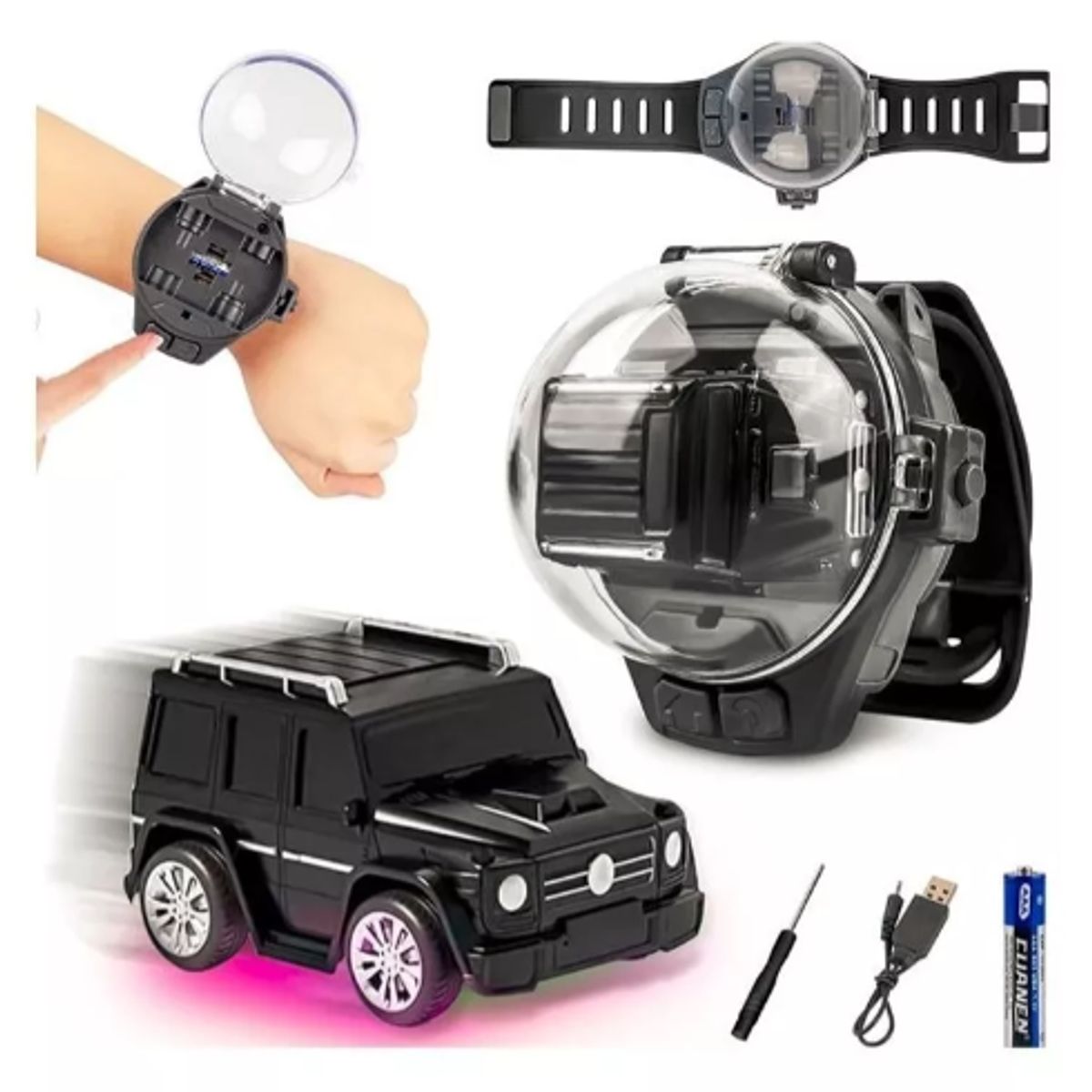 GENERICO - Reloj Con Carro A Control Remoto Toy Cars