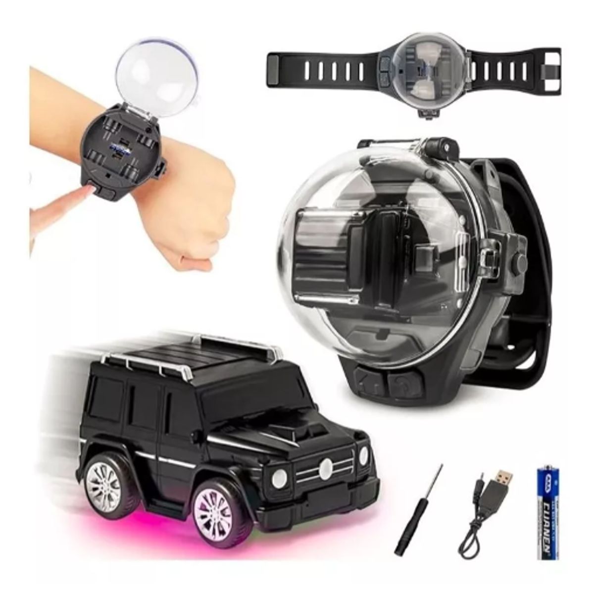 GENERICO - Reloj Con Carro A Control Remoto Toy Cars