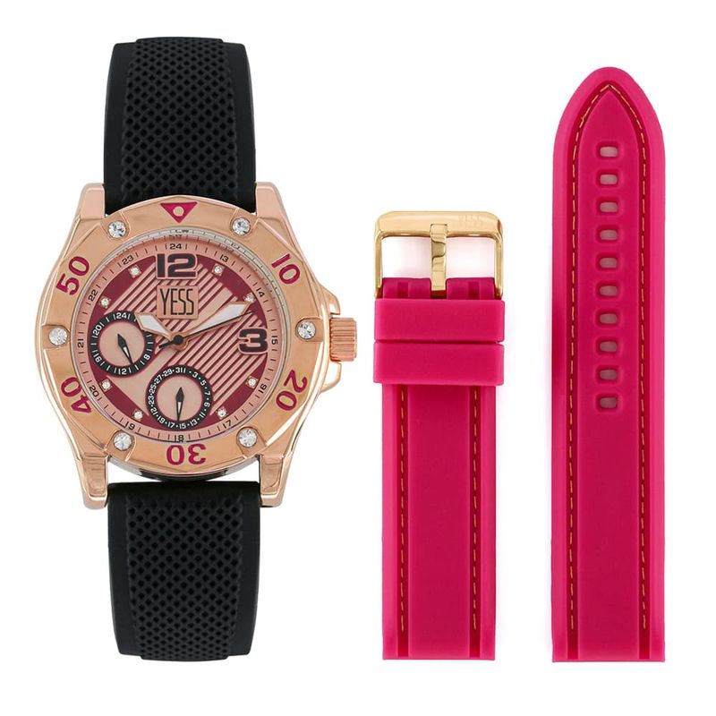 YESS - Reloj YESS Para Mujer Color Fucsia Ref 2529-02