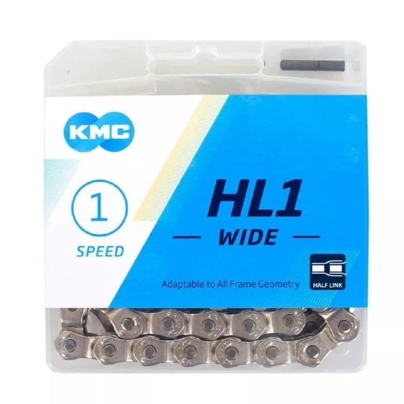 KMC - Cadena KMC HL1 1 Velocidad Bicicleta Fixed Cross