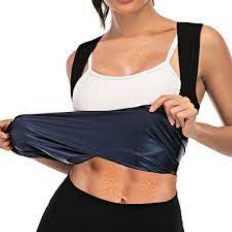 GENERICO - Faja Termo Reductora Chaleco Efecto Sauna Osmotex Gimnasio.
