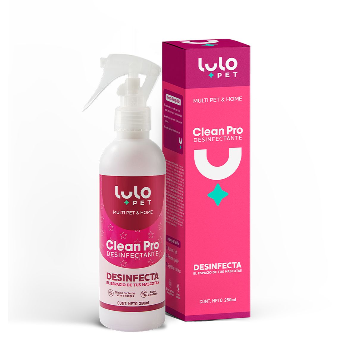 LULOPET - LuloPet Clean Pro Desinfectante Para Mascotas 250ml