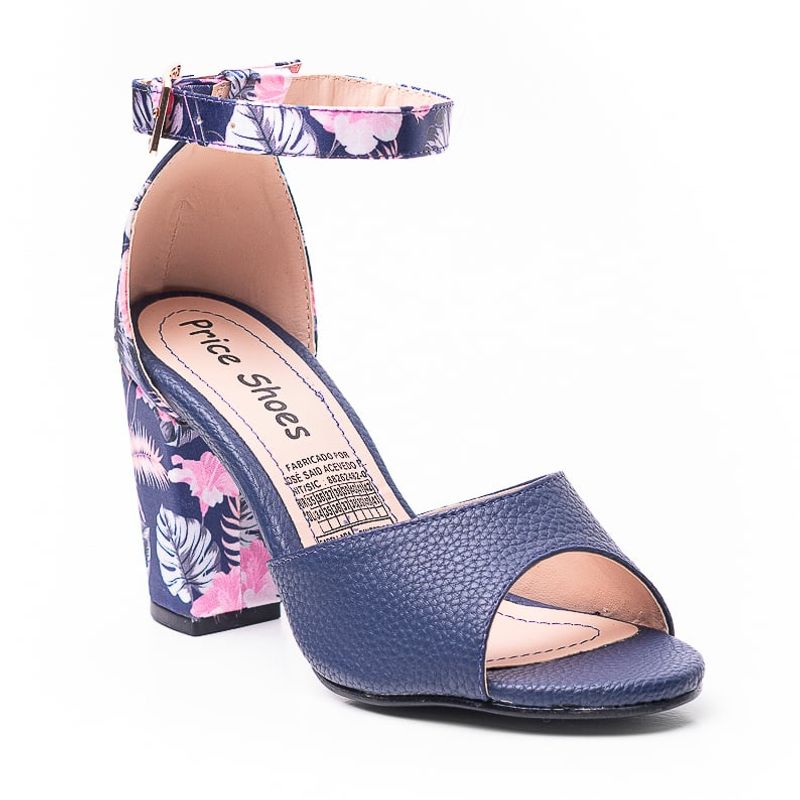 PRICE SHOES - Priceshoes Sandalias Tacon para Dama 972070-2AZUL