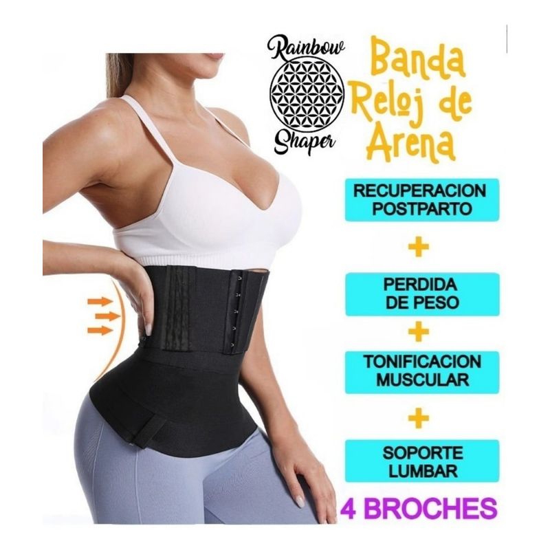 GENERICO - Faja Reloj De Arena Tipo Banda Moldeadora Reductora Adelgzante Comoda