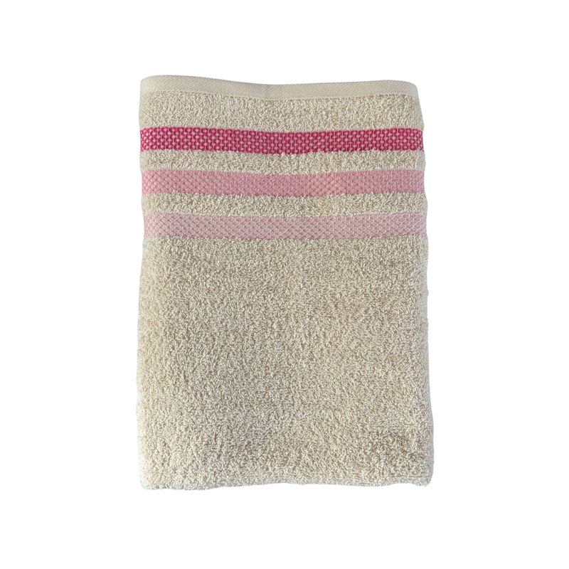 GENERICO - Toallas De Cuerpo Pastell 375 Gramos Algodón 7x142 Beige