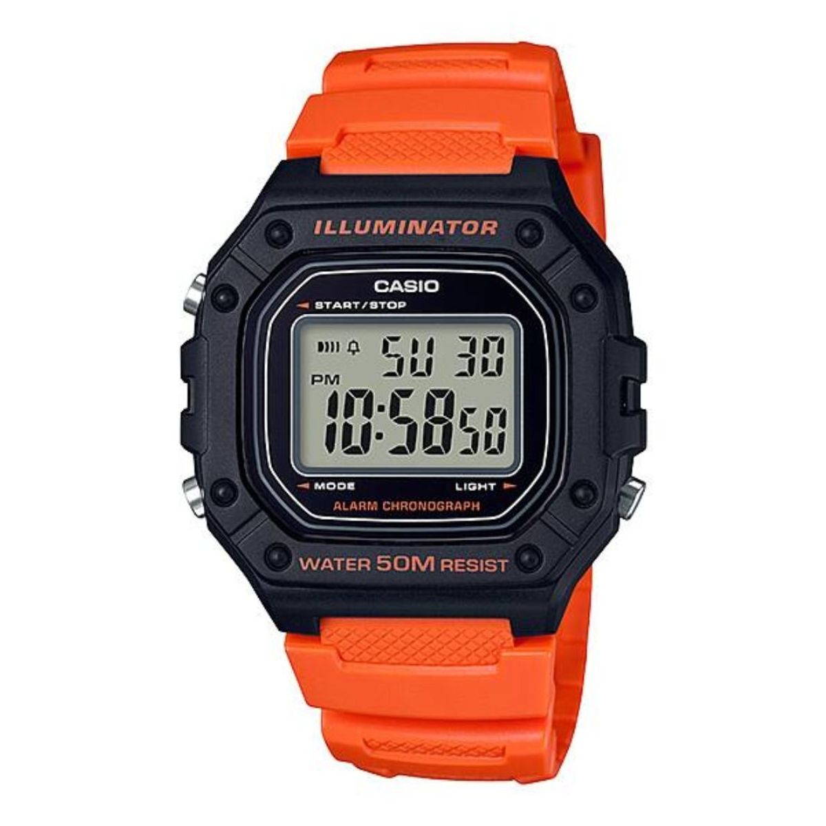 CASIO - Reloj Casio Modelo W-218H-4B2 Diseño Deportivo