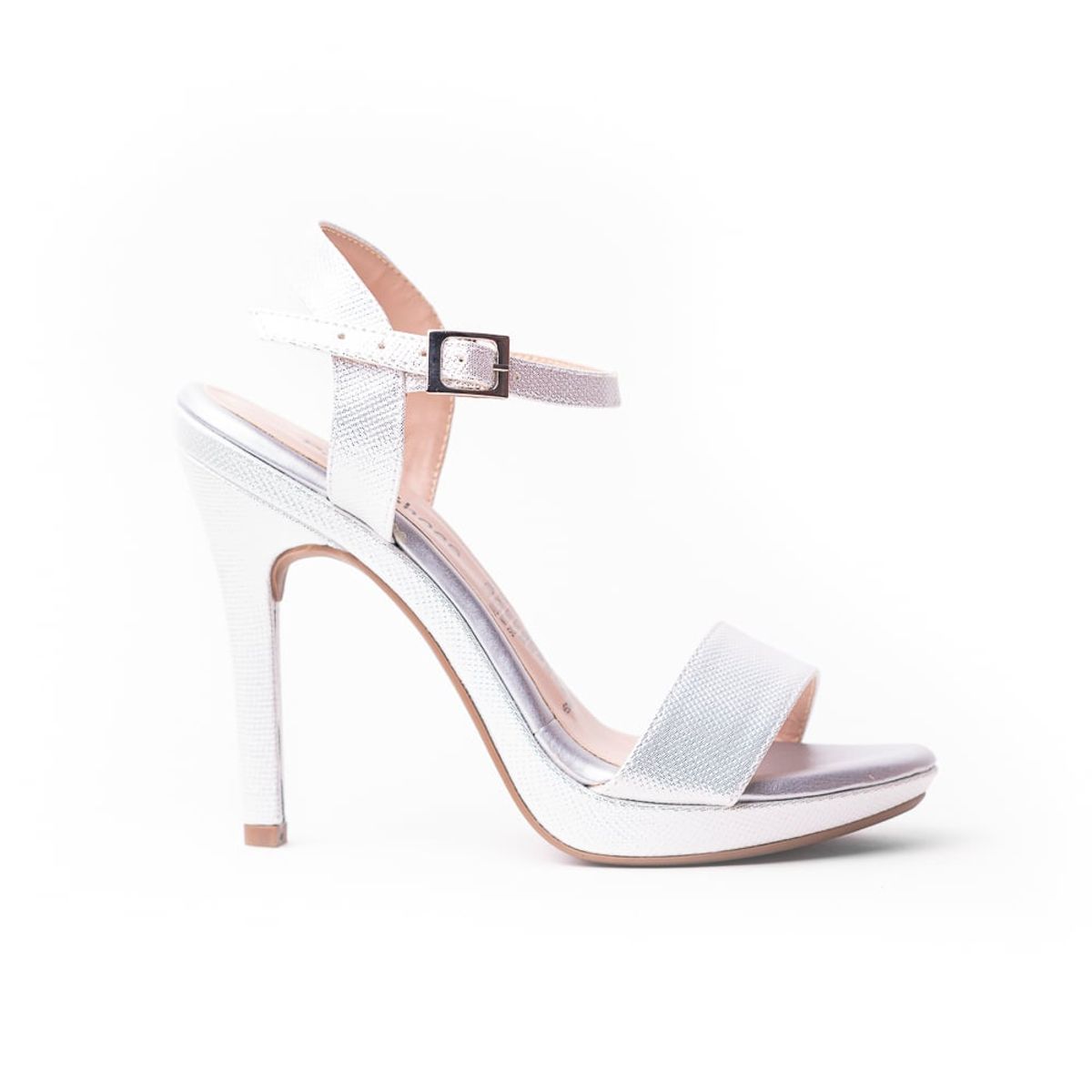 PRICE SHOES - Priceshoes sandalia Tacon Dama elegante 5428974PLATA