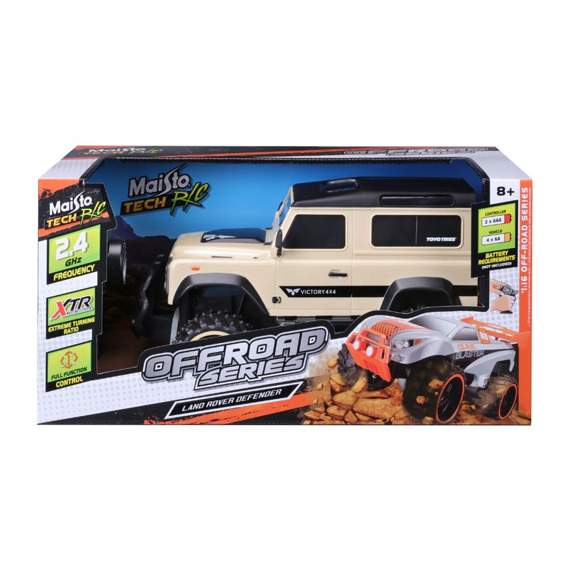 MAISTO - Carro A Control Remoto 116 Offroad Land Rover Defender