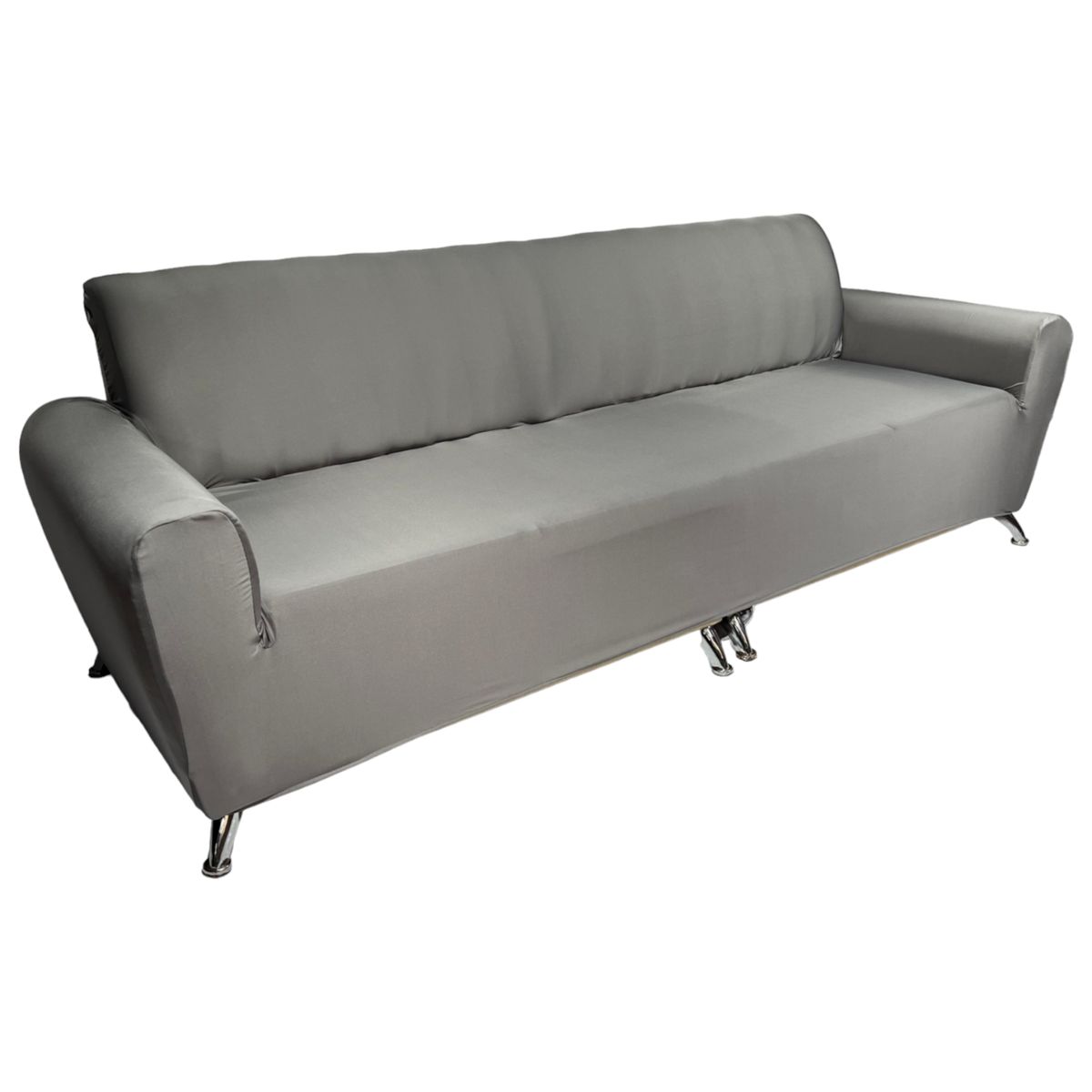 COLOMBIAN PRODUCTION - Forro Protector De 4 Puestos Para Sofá Con Brazos Gris Tono Medio