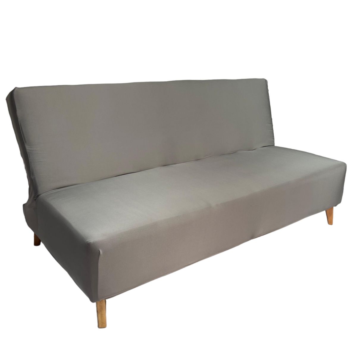 COLOMBIAN PRODUCTION - Forro Protector Talla M Para Sofá Sin Brazos Gris Tono Medio