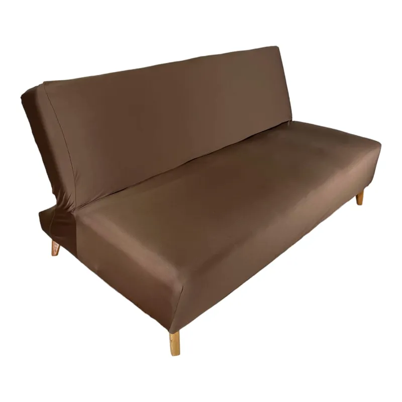 COLOMBIAN PRODUCTION - Forro Protector Talla M Para Sofá Sin Brazos Marrón